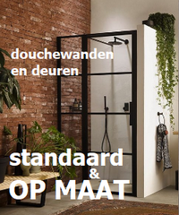 douchewanden op maat en standaard vosbadkamers.nl